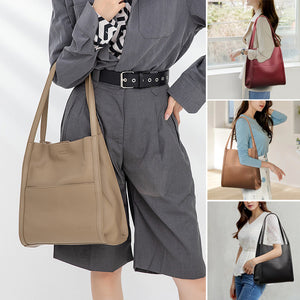 Solid Color Simple Shoulder Bag