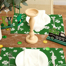 Load image into Gallery viewer, Spring Shamrock Table Runner