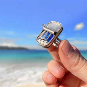 Canned Sardines Adjustable Ring/Necklace