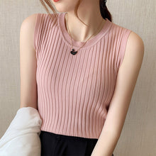 Load image into Gallery viewer, Ice Thin Knit Sleeveless Top