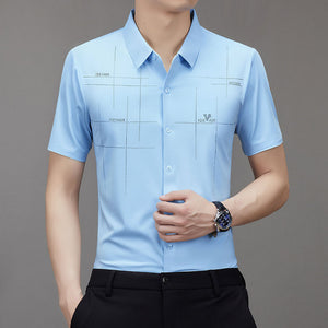 Men’s Ice Silk Business Shirt