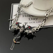 Load image into Gallery viewer, Imprisoned Flying Dragon Necklace