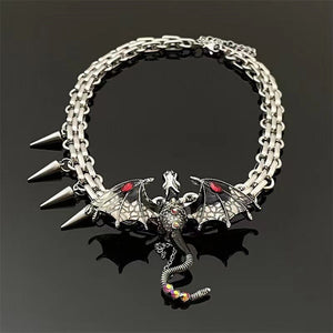 Imprisoned Flying Dragon Necklace