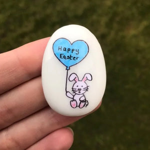 Easter Bunny Pocket Stone Gift