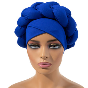 Boho Braided Turban Hat