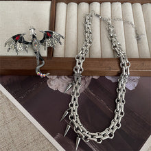 Load image into Gallery viewer, Imprisoned Flying Dragon Necklace