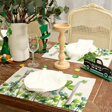 Load image into Gallery viewer, Spring Shamrock Table Runner