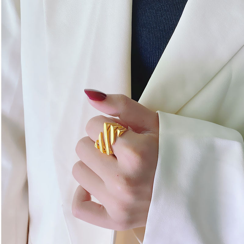 Layered Twill Ring