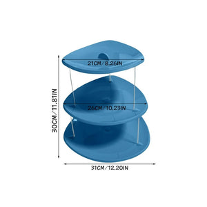 Collapsible Party Tray, 3 Tier