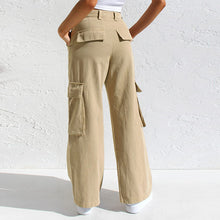 Load image into Gallery viewer, Adjustable Straight Fit Cargo Pants