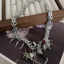 Load image into Gallery viewer, Imprisoned Flying Dragon Necklace