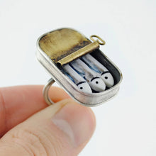 Load image into Gallery viewer, Canned Sardines Adjustable Ring/Necklace