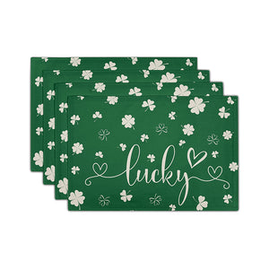 Spring Shamrock Table Runner