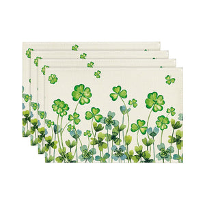 Spring Shamrock Table Runner