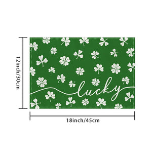 Spring Shamrock Table Runner