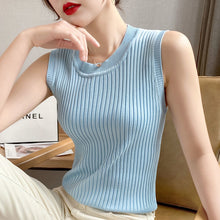 Load image into Gallery viewer, Ice Thin Knit Sleeveless Top