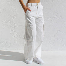 Load image into Gallery viewer, Adjustable Straight Fit Cargo Pants