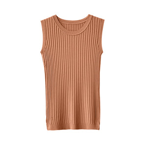 Ice Thin Knit Sleeveless Top