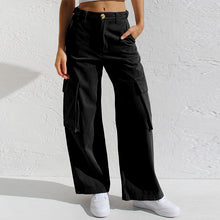 Load image into Gallery viewer, Adjustable Straight Fit Cargo Pants