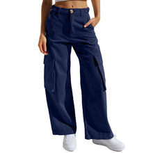 Load image into Gallery viewer, Adjustable Straight Fit Cargo Pants