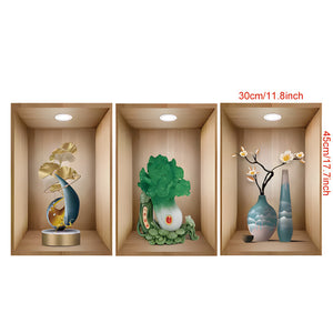 Plant And Flower 3D Effect Simulation Wall Painting