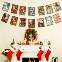 Load image into Gallery viewer, Vintage Style Christmas Banner