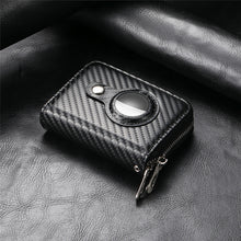 Load image into Gallery viewer, Smart AirTag Zipper RFID Slim Leather Wallet