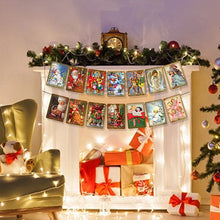 Load image into Gallery viewer, Vintage Style Christmas Banner