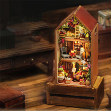 Load image into Gallery viewer, Mini Rabbit Town Wooden Doll House Kit with Furniture