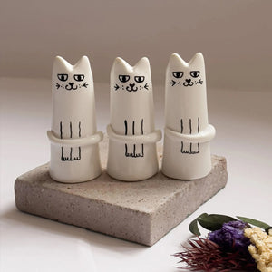 Cat Tiny Vase