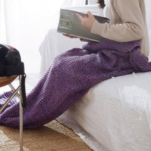 Load image into Gallery viewer, Mermaid Tail Blanket Crochet