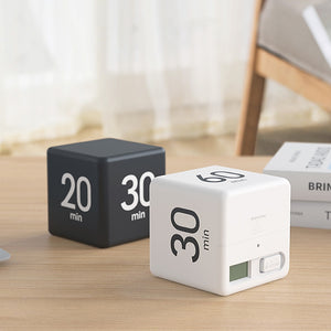 Cube Timer for Time Management and Countdown Settings