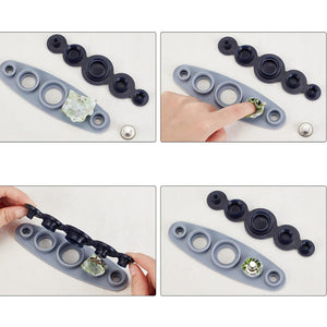 Universal Self-Cover Button-Making Tools Set