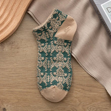 Load image into Gallery viewer, Vintage Embossed Cotton Socks