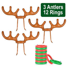 Load image into Gallery viewer, Christmas Reindeer Antler Ring Toss Game