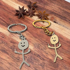 Funny Stickman Keychain