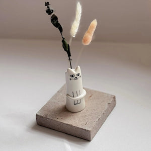 Cat Tiny Vase