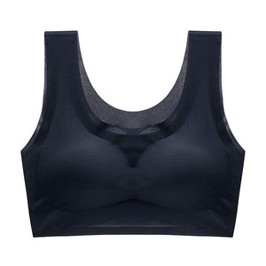 Ultra-thin Plus Size Ice Silk Comfort bra