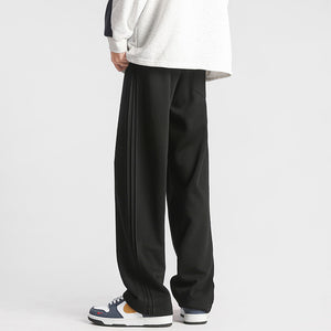 Men's Solid Drawstring Waist Sweatpant