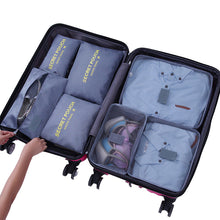 Load image into Gallery viewer, 7 in 1 Foldable Travel Organizer Bag Set