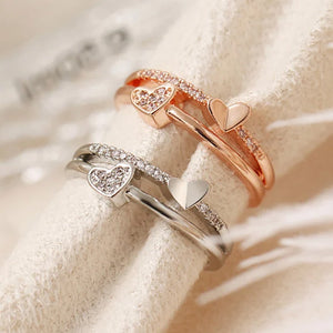 Always Heart To Heart Ring