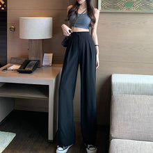 Load image into Gallery viewer, Figure-Flattering Versatile High-Waisted Wide Leg Trousers