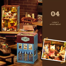 Load image into Gallery viewer, Mini Rabbit Town Wooden Doll House Kit with Furniture