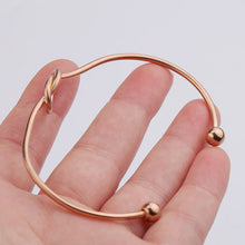 Load image into Gallery viewer, Adjustable Infinity Love Knot Bangle Bracelet