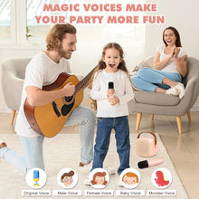 Load image into Gallery viewer, Mini Karaoke Machine with Wireless Microphones