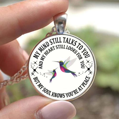 Hummingbird Memorial Necklace