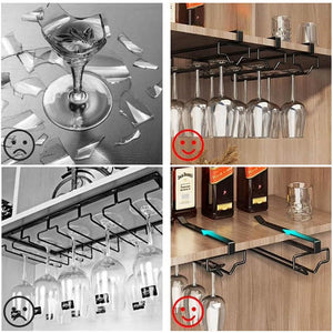 Under Cabinet Wine Glass Holder