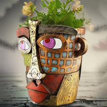 Load image into Gallery viewer, Abstract Beauty Face Flower Pot