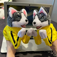 Load image into Gallery viewer, Plush Husky Gloves Doll