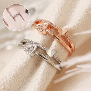 Always Heart To Heart Ring